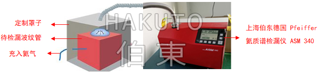氦质谱检漏仪波纹管检漏