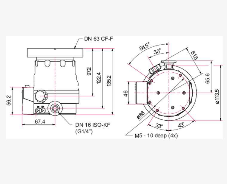涡轮分子泵 HiPace 80 Neo